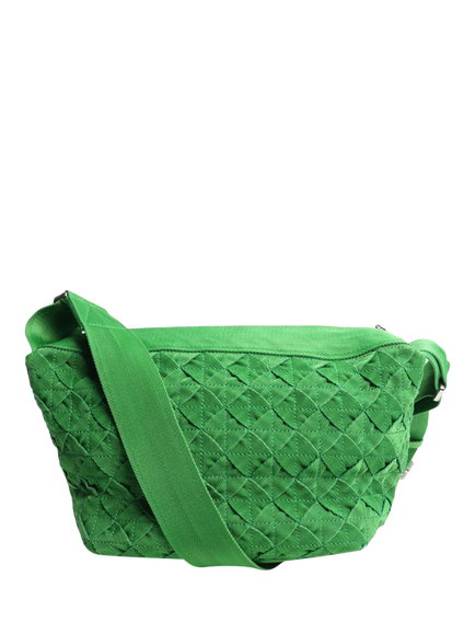 Pre-loved Bottega Veneta Woven Shoulder Bag, Green, Green