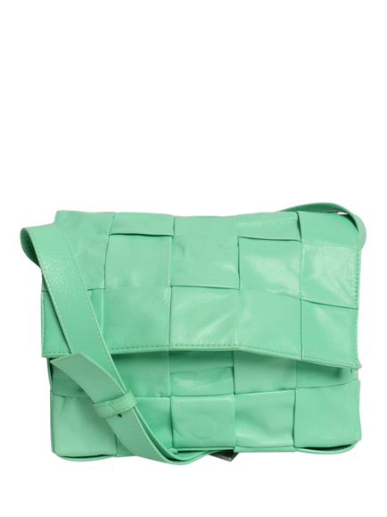 Pre-loved Bottega Veneta Leather Cassette Bag, Mint Green, Green