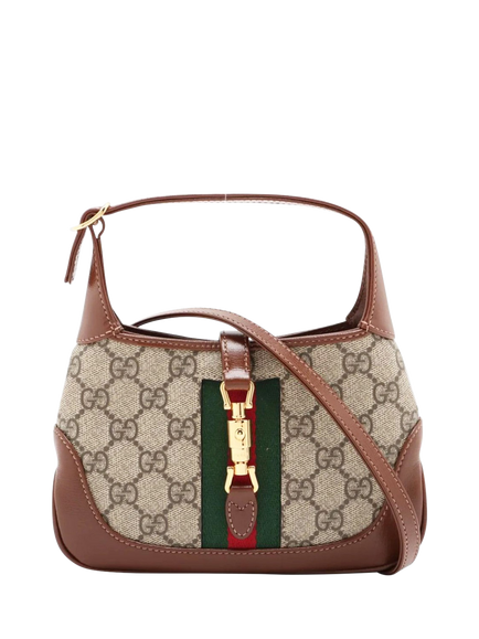 Pre-loved GUCCI Jackie 1961 GG Supreme Crossbody Bag, Brown, Brown