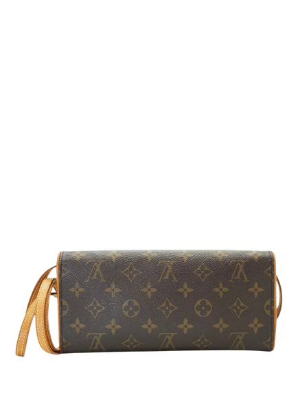 Pre-loved Louis Vuitton Monogram Twin Pochette Bag, Brown - view 2, Brown