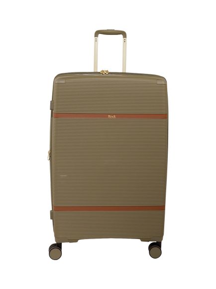 Rock Medina Large 77cm Expandable 8-Wheel Suitcase, 99/118L - view 2, Green