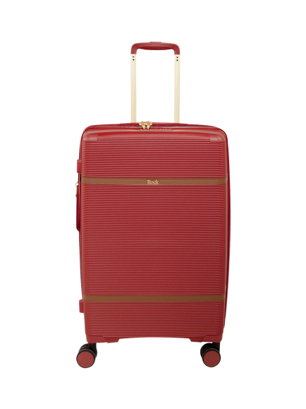 Rock Medina 68cm Expandable 8-Wheel Medium Suitcase, 63/73L, Red - view 2, Red
