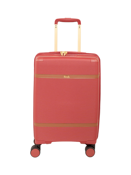 Rock Medina 55cm 8-Wheel Cabin Suitcase, 28L, Red - view 2, Red