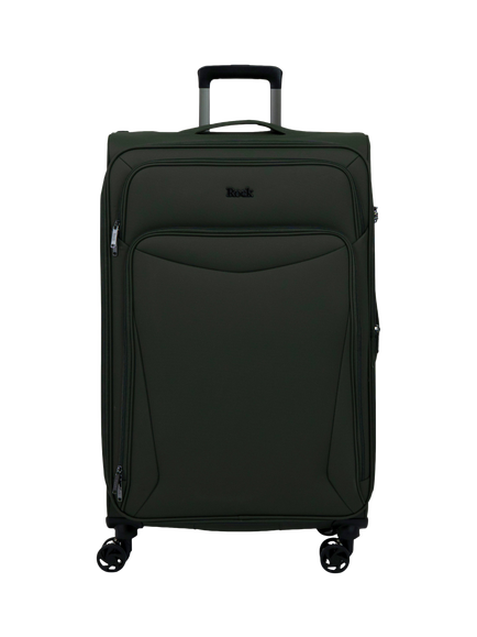 Rock Luggage Vitality Large 80cm Expandable 8-Wheel Suitcase, 102/111L - view 2, Khaki