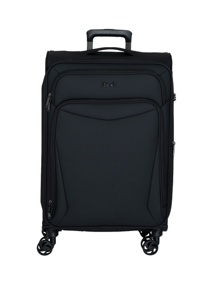 Rock Luggage Vitality Medium 69cm Expandable 8-Wheel Suitcase, 67/74L - view 2, Black