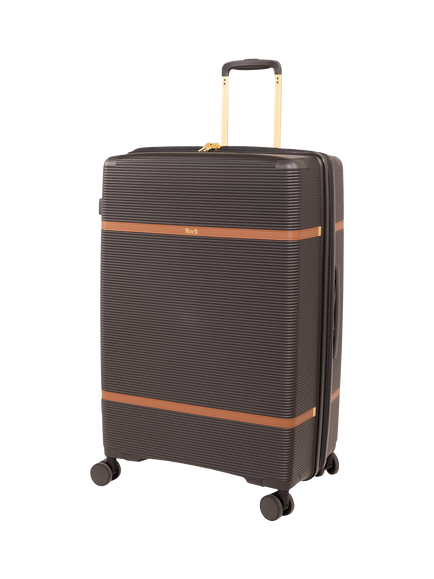 Rock Medina 3-Piece 8-Wheel Suitcase Set, Black - view 2, Black