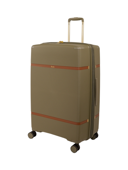 Rock Medina 3-Piece 8-Wheel Suitcase Set, Green - view 2, Green