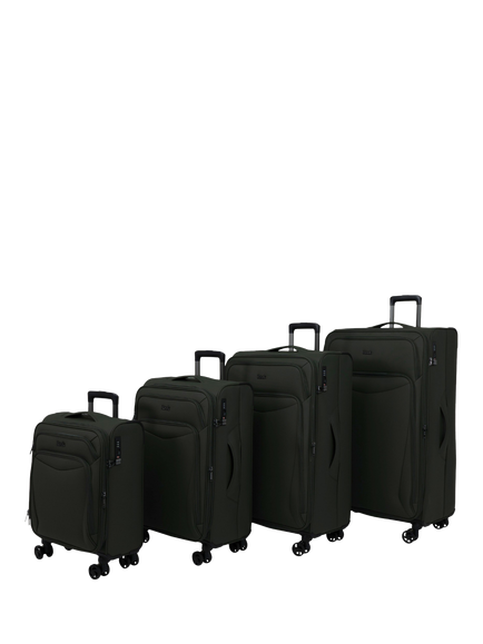 Rock Luggage Vitality 4-Piece Expandable 8-Wheel Suitcase Set, Khaki