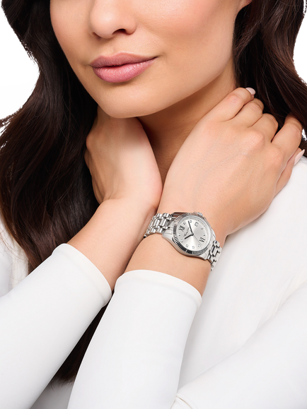 THOMAS SABO WA0252-201-201-33 Women's Divine 33mm Round Bracelet Strap Watch, Silver - view 2, Silver
