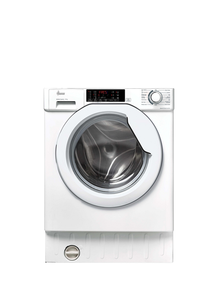 Hoover OUTLET HBW 48TAMEJ-80 Integrated Washing Machine, 8kg Load, 1400rpm Spin, Like New, White, White
