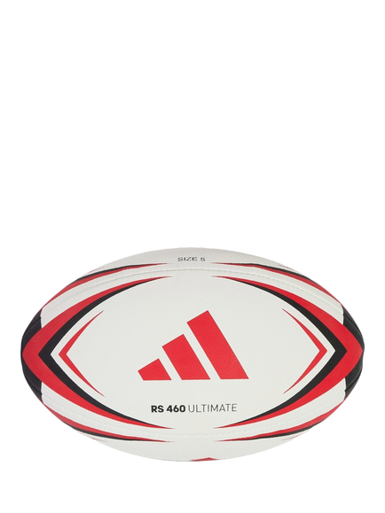 adidas RS 460 Ultimate Rugby Ball, White/Red