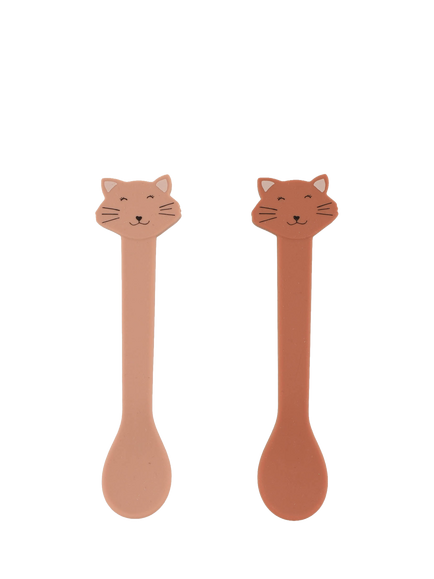 Trixie Mrs. Cat Silicone Spoons, Set of 2, Multi