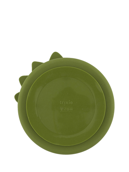 Trixie Mr. Dino Silicone Suction Sectional Plate - view 2, Multi
