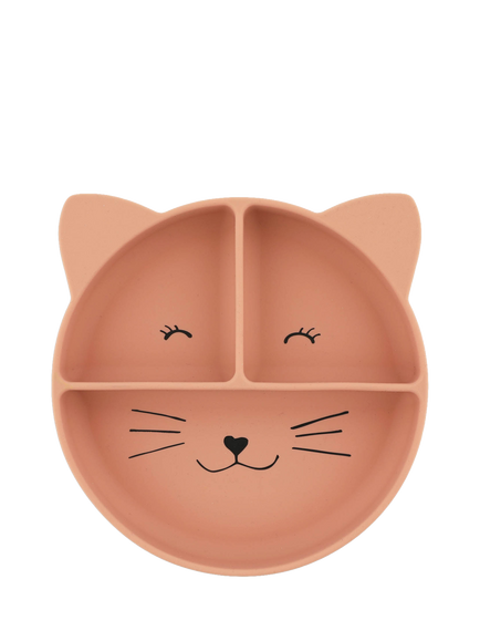 Trixie Mrs. Cat Silicone Suction Sectional Plate, Multi