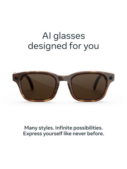 Meta Adventurer Glasses, Classic Tortoise, Brown Lens - view 2, Tortoise Brown