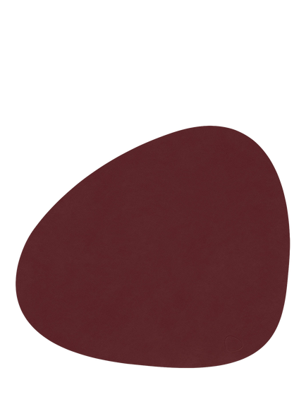 LIND DNA Nupo Curve Placemat, Burgundy