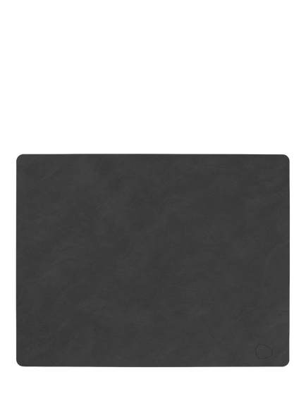 LIND DNA Nupo Rectangular Placemat, Black, Black