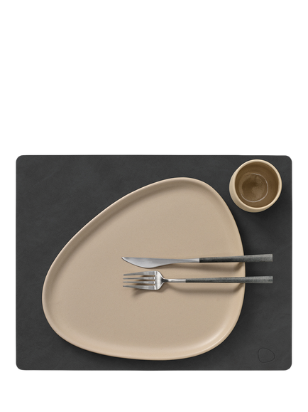 LIND DNA Nupo Rectangular Placemat, Black - view 2, Black