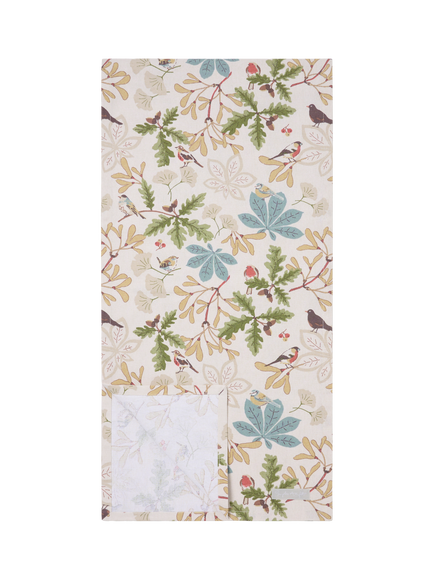 Sophie Allport Orchard Birds Cotton Table Runner, 280cm, Multi