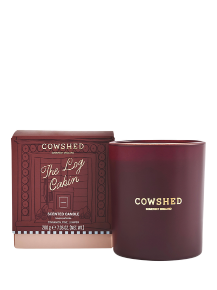 Cowshed The Log Cabin Scented Candle, 200g - view 2, Clear Clear