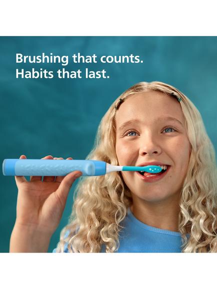Philips Sonicare for Kids HX6600/42 Smart Electric Toothbrush, Blue - view 2, Blue