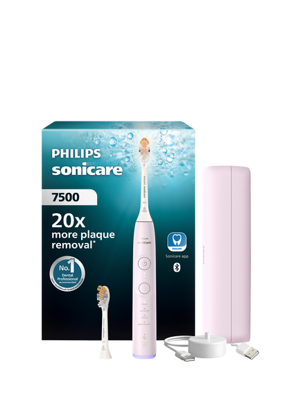 Philips Sonicare 7500 Series Sonic Electric Toothbrush, Pink, Pink