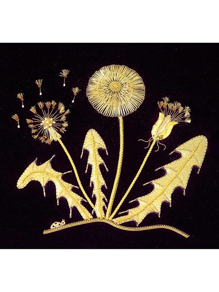 Royal School of Needlework Dandelion and Ladybird Goldwork Embroidery Kit, Multi