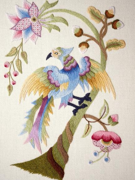 Royal School of Needlework Fancy Pheasant Crewelwork Embroidery Kit, Multi