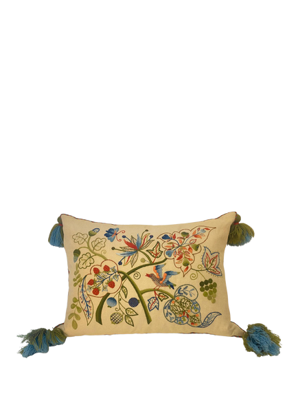 Royal School of Needlework Jacobean Crewelwork Cushion Kit, Multi