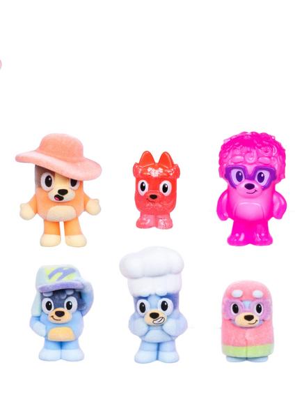 Bluey Fuzzies Friends & Family Pack, Assorted, Multi
