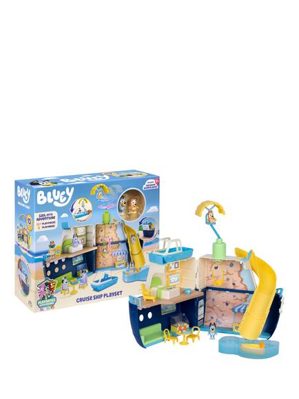Bluey Cruise Ship Set, 15 Piece, Multi