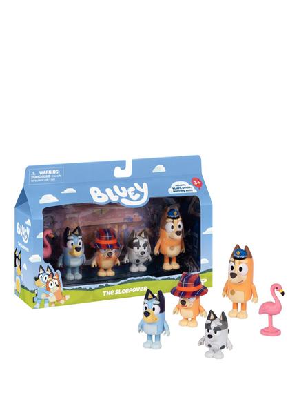 Bluey with The Sleepover Figure, Pack of 4 - view 2, Multi