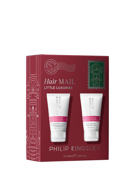 Philip Kingsley Hair Mail Little Luxuries Stocking Filler Haircare Gift Set, 2 x 40ml - view 2, Clear