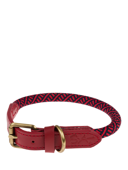 Sophie Allport Rope Collar, Red, Medium, Red