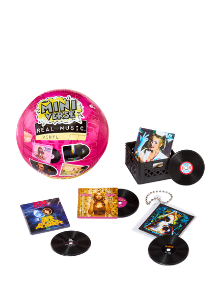 MGA's Miniverse Real Music Make It Mini Vinyl Record Mystery Pack, Multi
