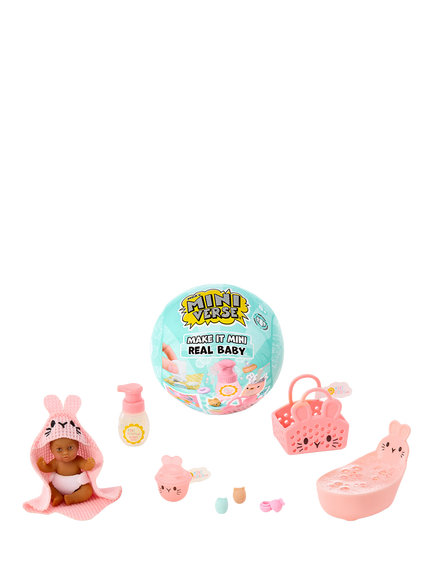 MGA's Miniverse Make It Mini Real Baby Nurture, Assorted, Multi
