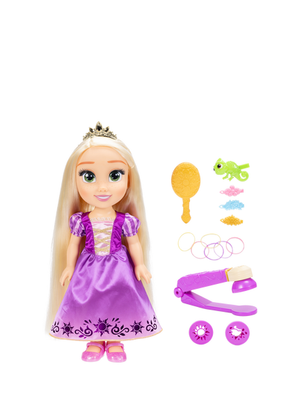 Disney Magic Light Up and Style Rapunzel Doll, Multi