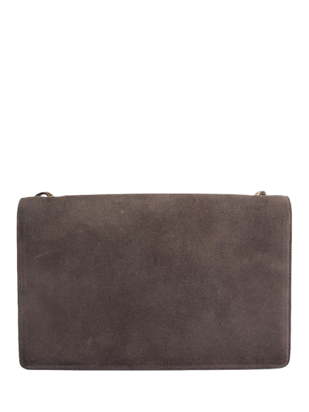 Pre-loved SAINT LAURENT Betty Suede Chain Bag, Brown - view 2, Brown