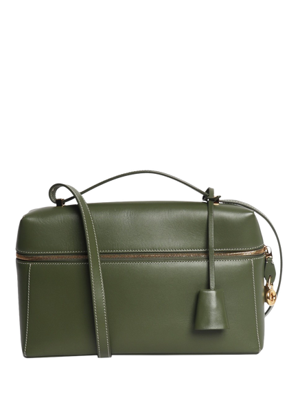 Pre-loved Loro Piana Extra Bag L27, Green, Green