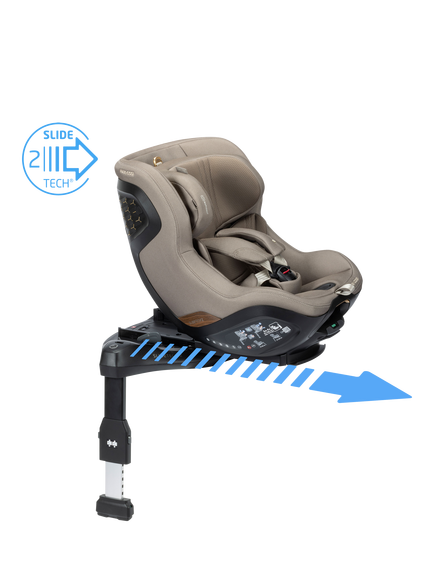 Maxi-Cosi Pearl Slide Pro iSize Baby Car Seat, Taupe - view 2, Taupe