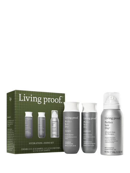 Living Proof Hydratation & Shine Haircare Gift Set, Clear