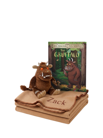 Babyblooms Personalised Gruffalo Blanket with Soft Toy & Book, Multi