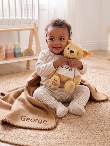 Babyblooms Personalised My First Steiff Gift Set - view 2, Multi