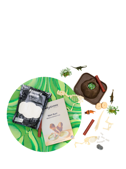 Glo Pals Dino Sensory Tray Play Bundle Kit - view 2, Multi
