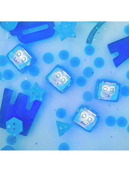 Glo Pals Blair Light Up Cubes, Pack of 4, Blue - view 2, Multi