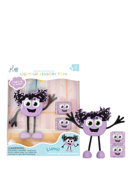Glo Pals Lumi 3 Piece Character Pack, Purple, Multi