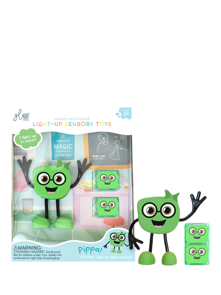 Glo Pals Pippa 3 Piece Character Pack, Green, Multi