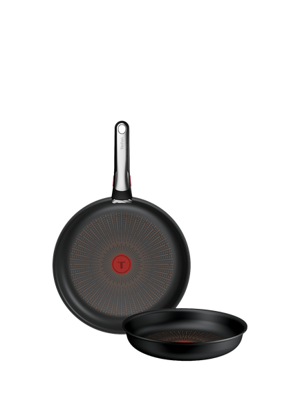 Tefal Ingenio Excellence Fusion Aluminium Non-Stick Frying Pan & Handle Set, 3 Piece, Black Black