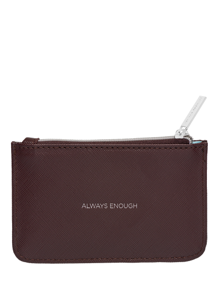Estella Bartlett Card Holder, Brown, Brown