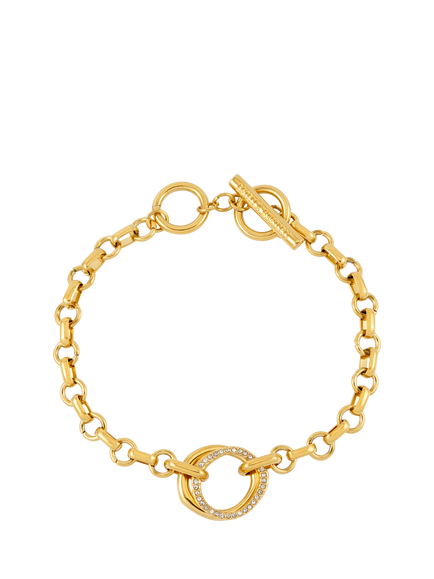 Estella Bartlett EDIT Waterproof Pave Bracelet, Gold, Gold